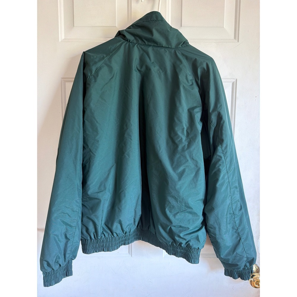 Tri-Mountain Mens Forest Green Lined Windbreaker Jacket Lightning Disposal Large - Picture 7 of 11